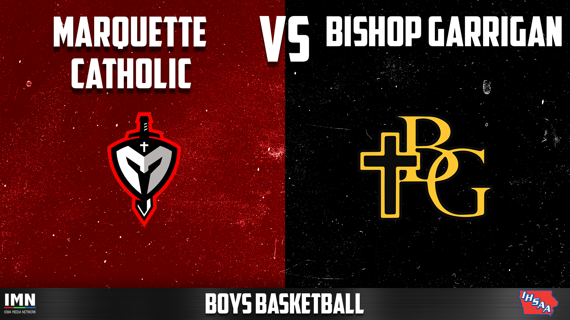 #3 Bishop Garrigan vs. #6 Marquette 1A State Basketball Quarterfinal 3-10-26