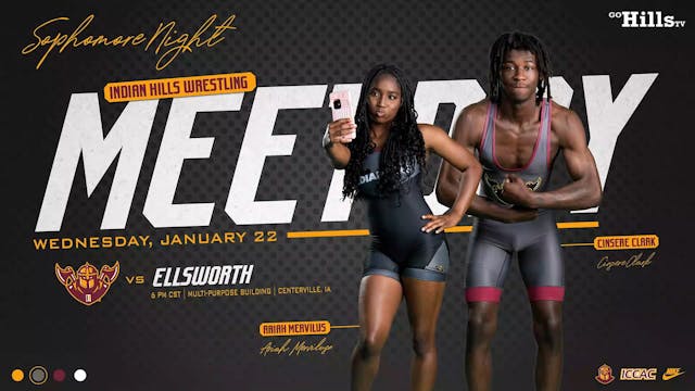 1-22-25 IHCC Women's Wrestling vs Ell...