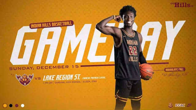 12-15-24 IHCC Men's Basketball vs Lak...
