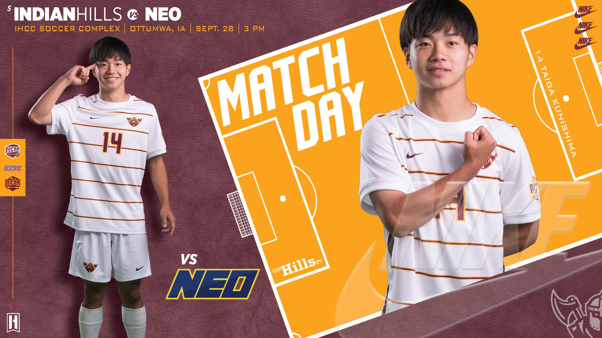 IHCC Men's Soccer vs NEO 9-28-25