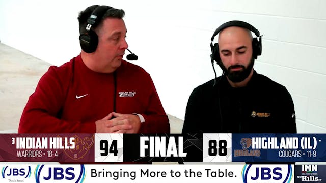 1-28-25 IHCC Men's Basketball @ Highl...