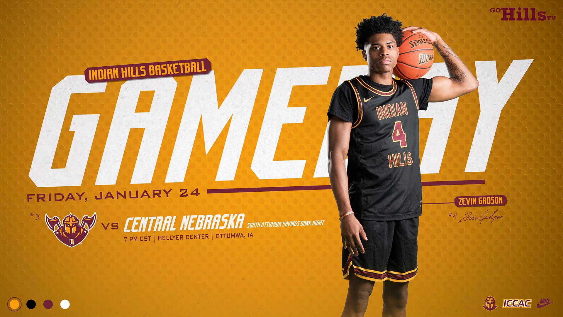 1-24-25 IHCC Men's Basketball vs Central CC