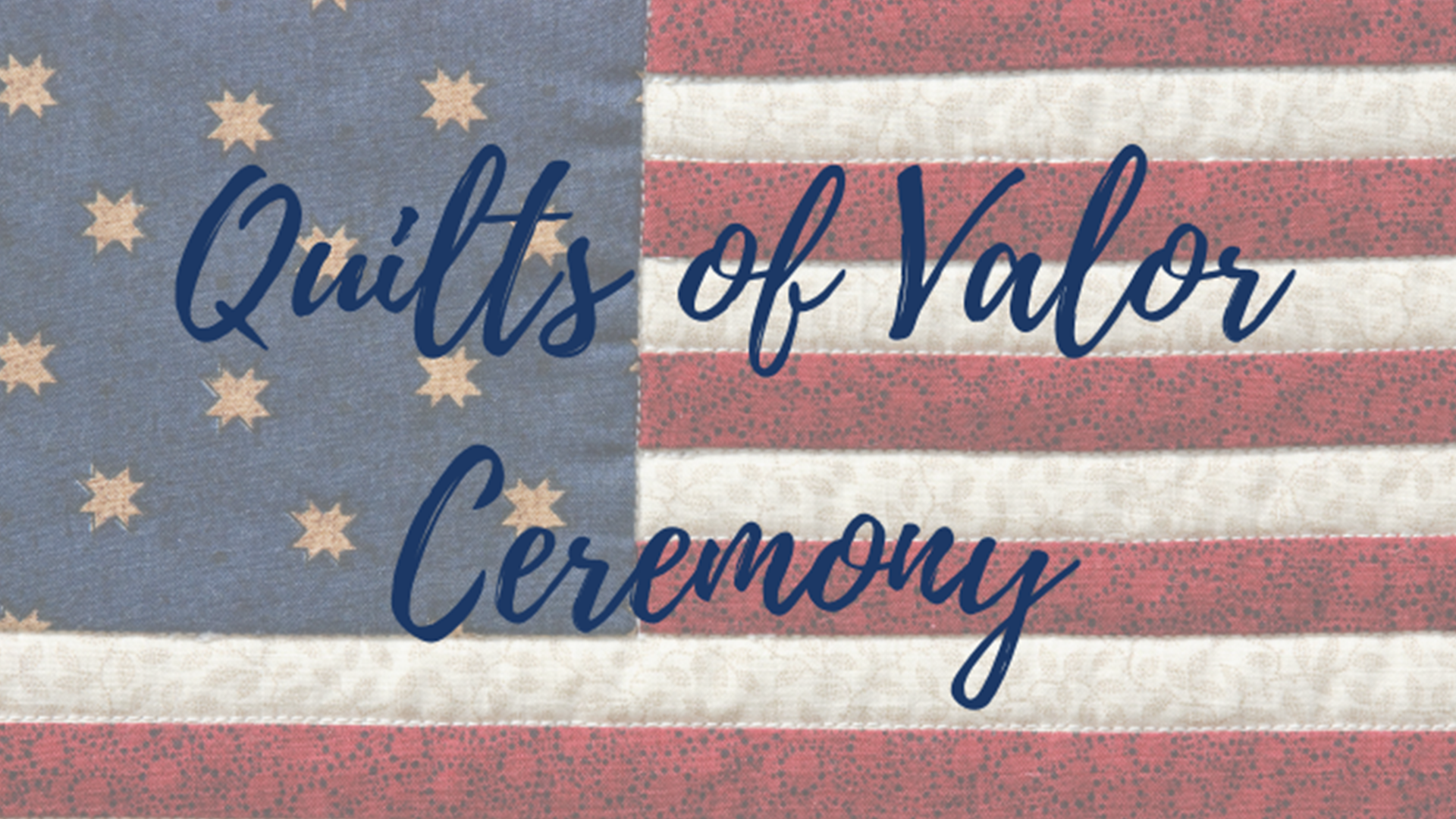 Centerville Quilts of Valor Presentation - 3-21-26
