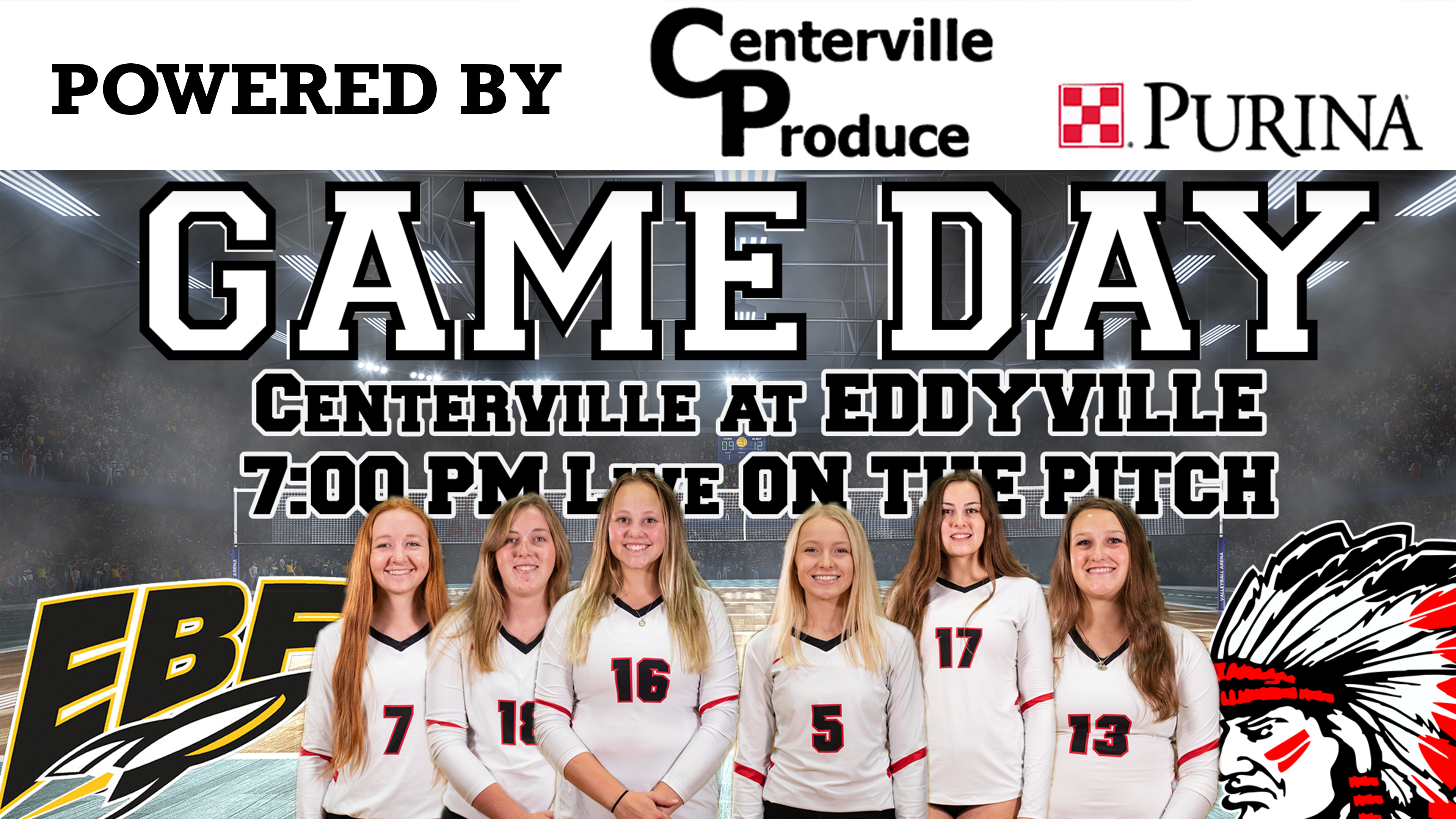 Centerville Volleyball at Eddyville 9-10-19