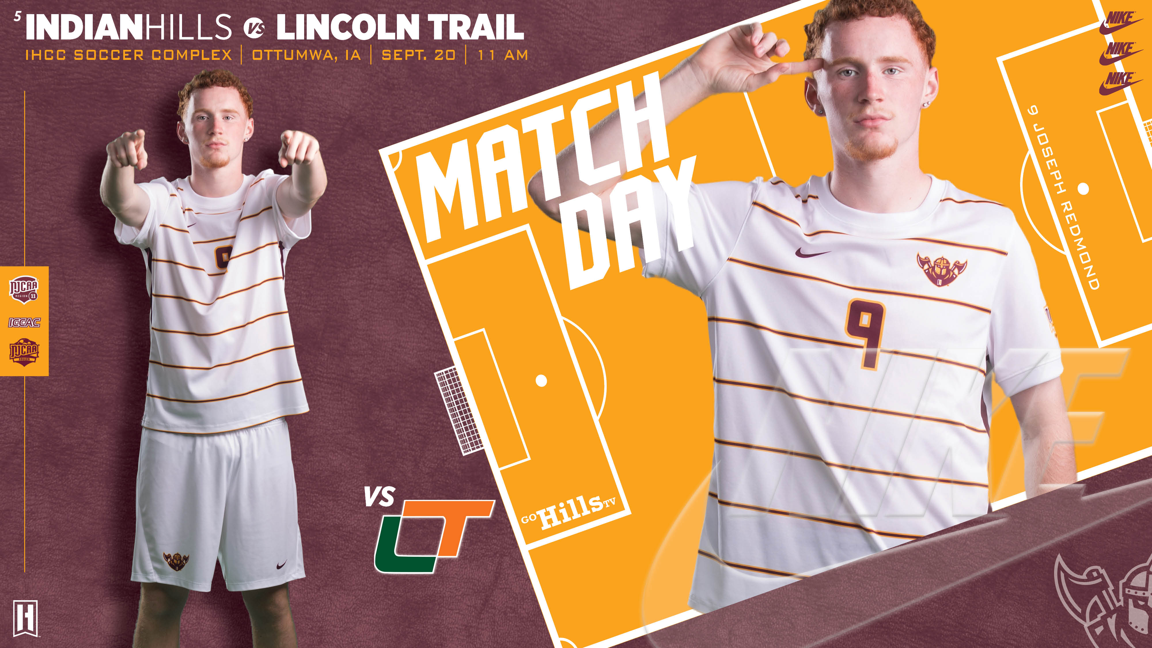 IHCC Men's Soccer vs Lincoln Trail 9-20-25