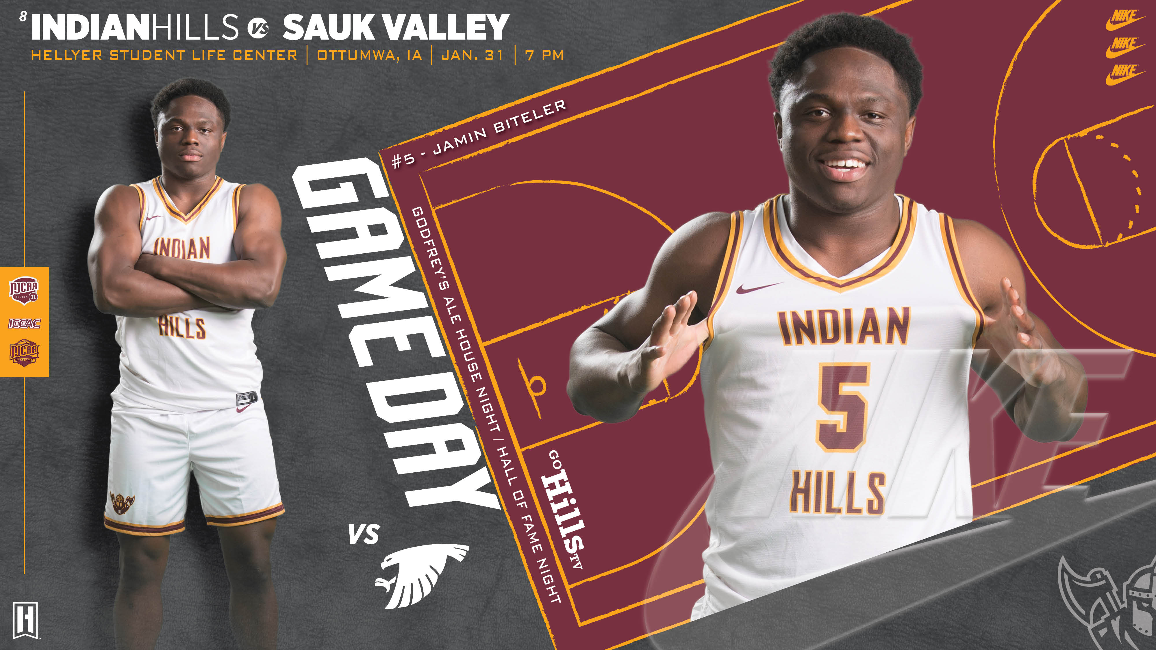 IHCC Men's Basketball vs Sauk Valley 1-31-26