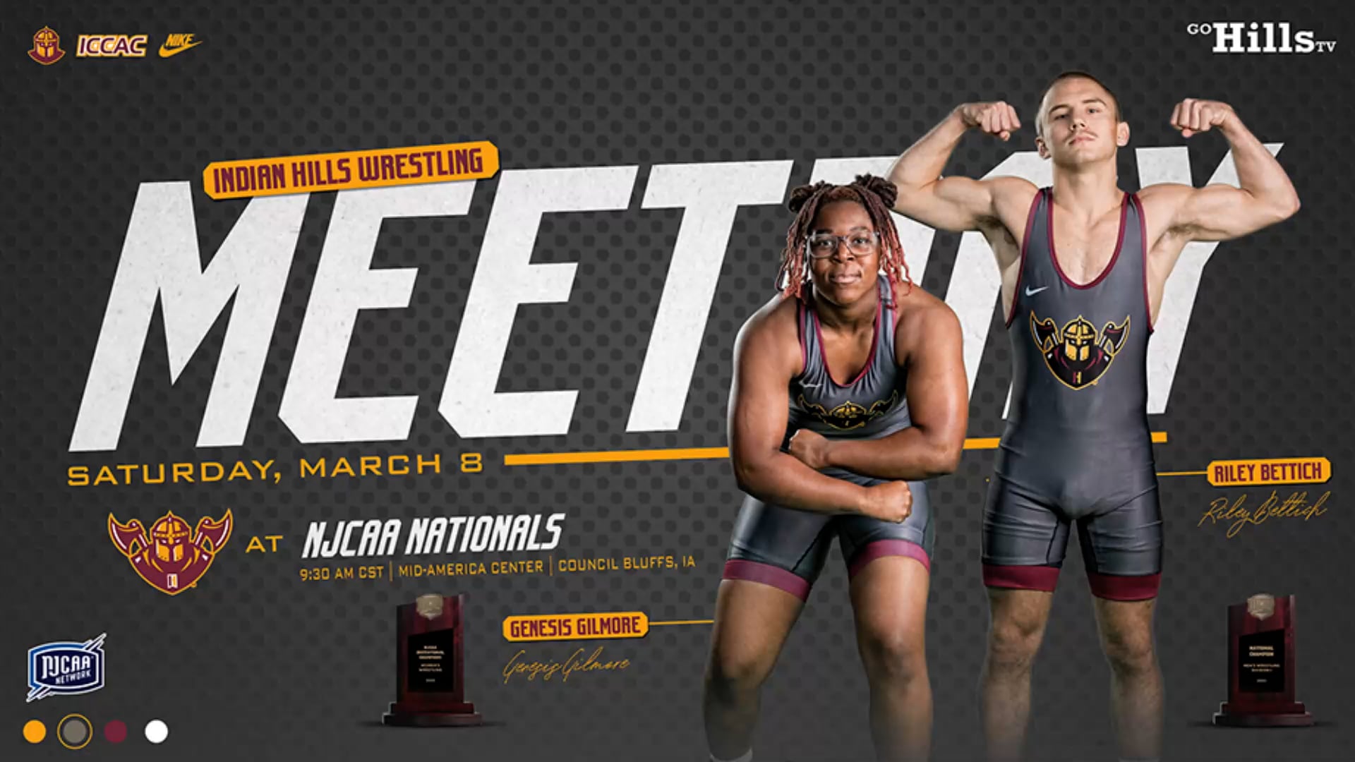 njcaa men's and women's wrestling championship session 3