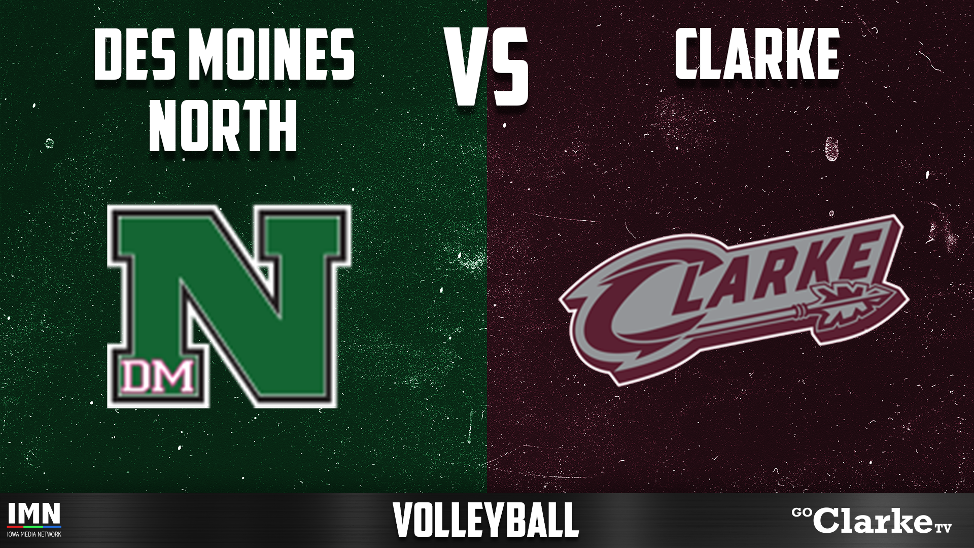 Clarke vs Des Moines North Volleyball 10-6-25