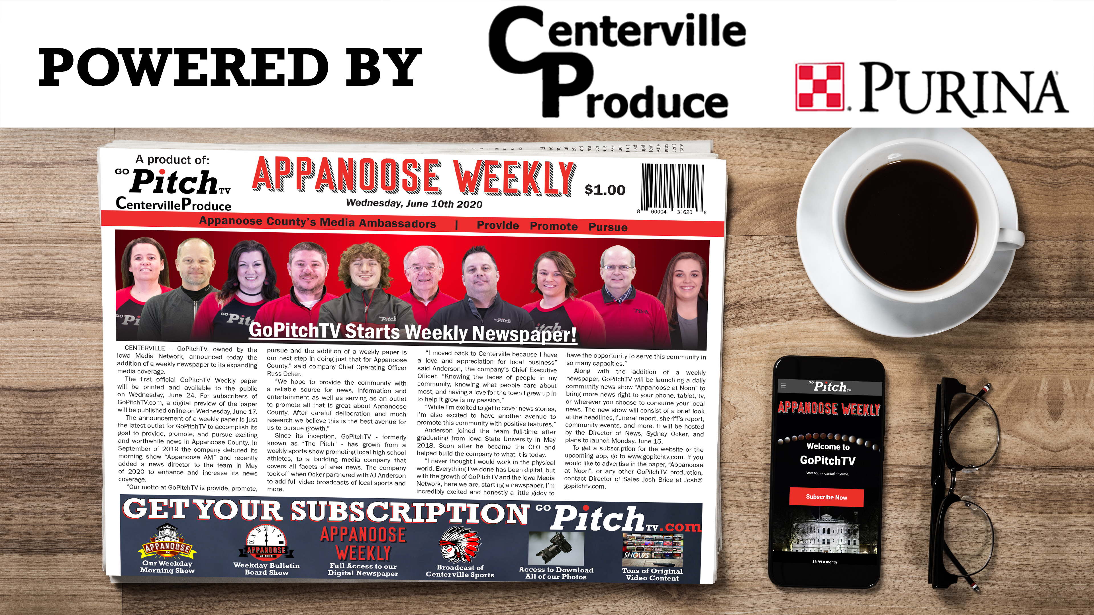 Appanoose Weekly - GoPitchTV's Weekly Newspaper!