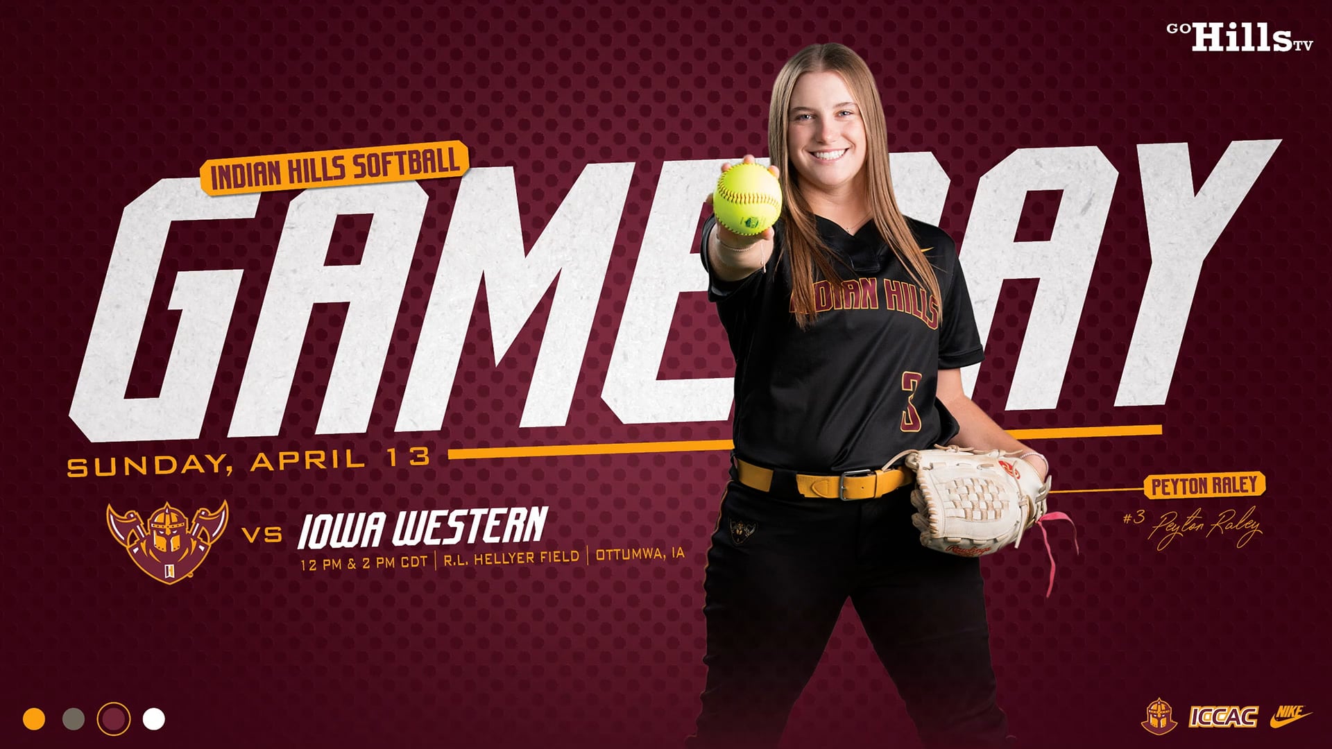 4-13-25 IHCC Softball vs Iowa Western Game 1