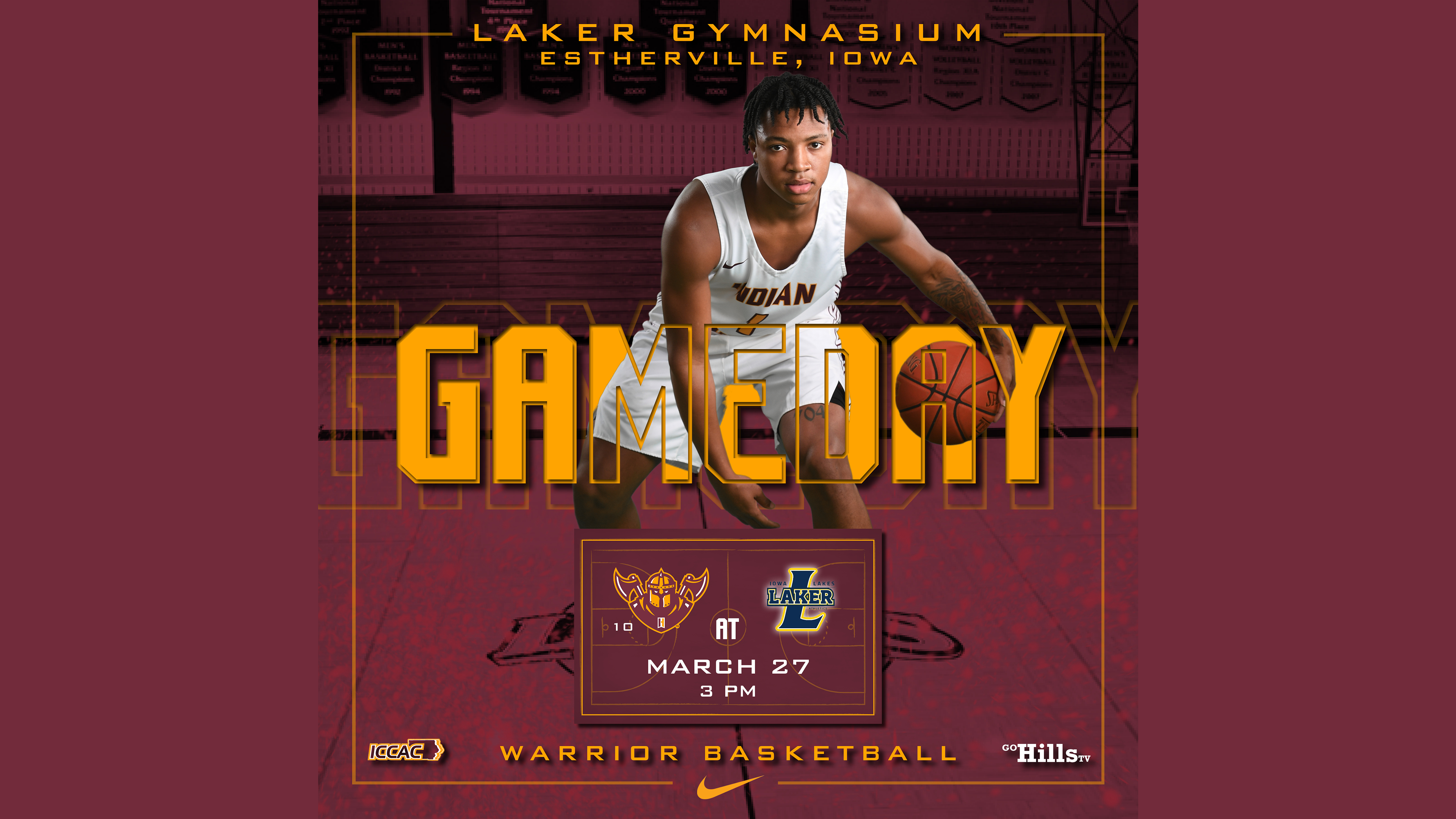 3-27-21 IHCC Men's Basketball @ Iowa Lakes