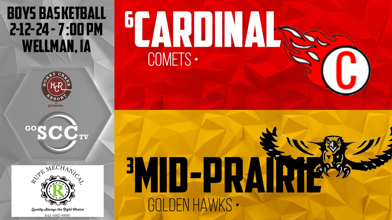 Cardinal Boys Basketball @ Mid-Prairie 2-12-24 - Part 2 - Iowa Media ...