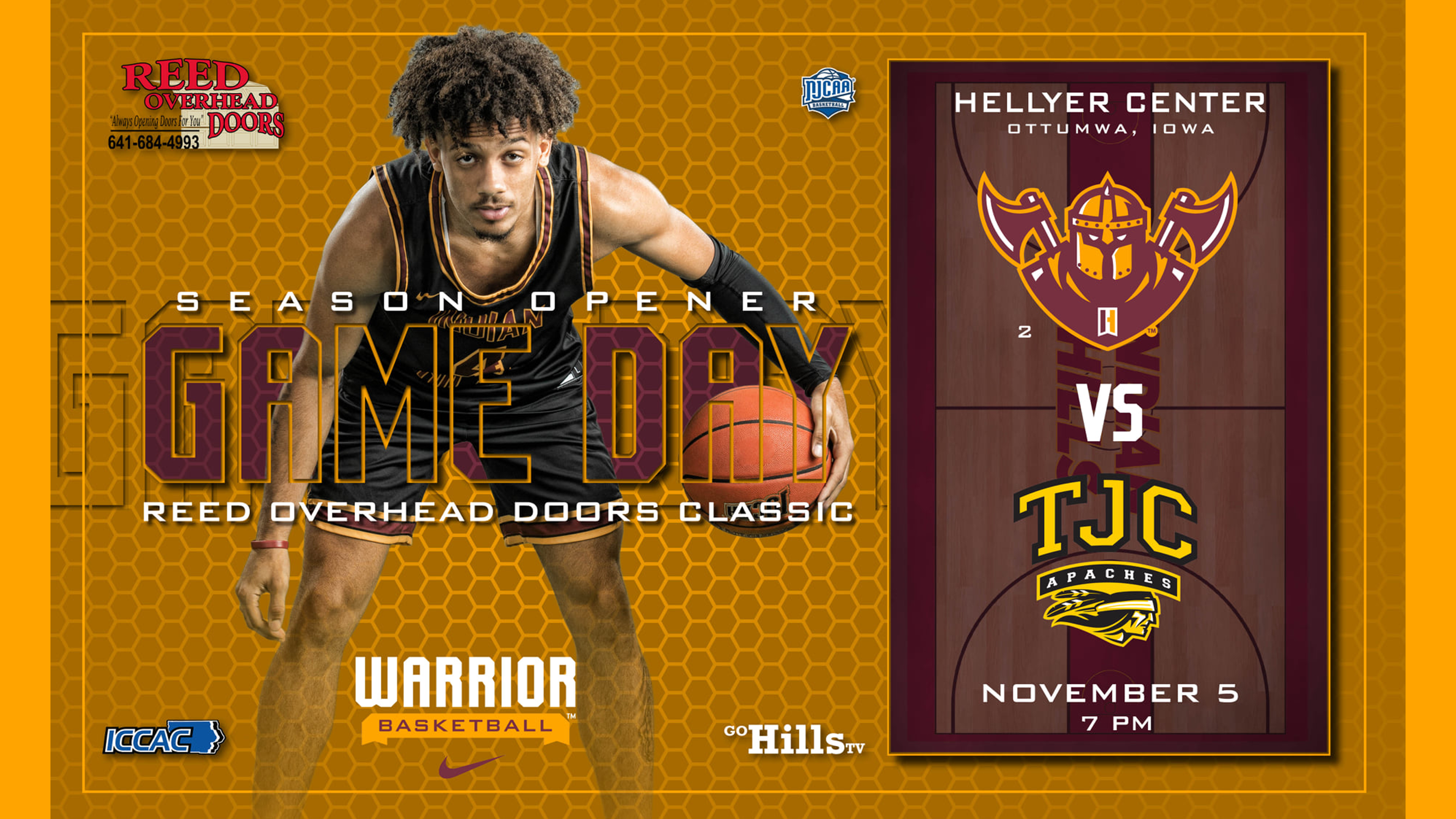 11-5-21 IHCC Men's Basketball vs Tyler