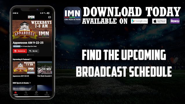 Find the Upcoming Broadcast Schedule