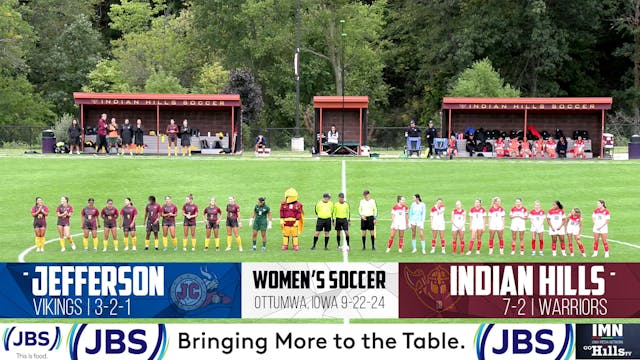 9-22-24 IHCC Women's Soccer vs Jefferson