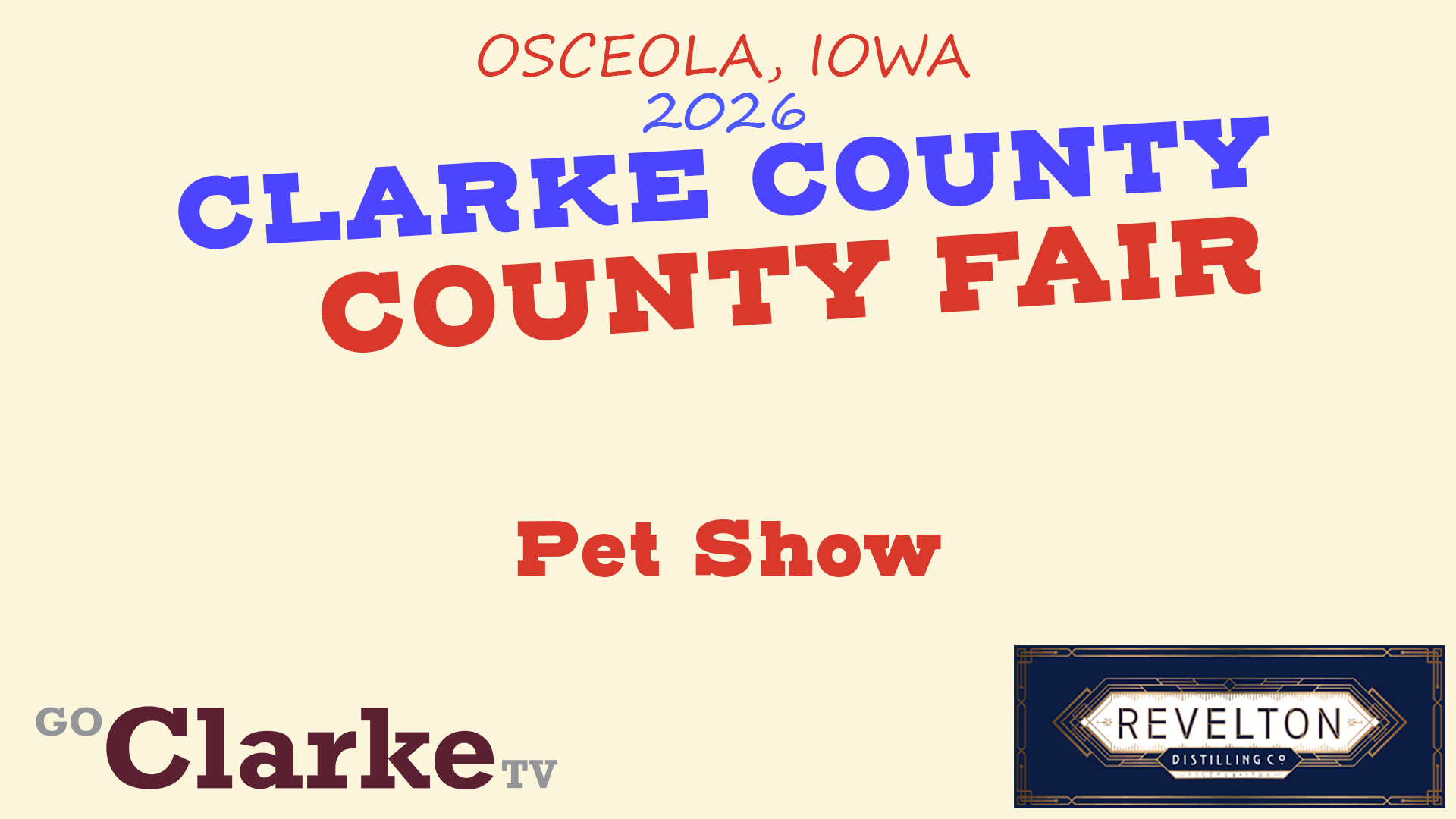 Clarke County Fair - Pet Show - 7-16-26