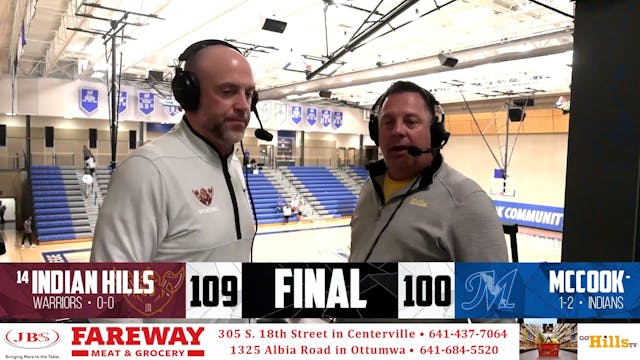 11-7-23 IHCC Men's Basketball @ McCoo...