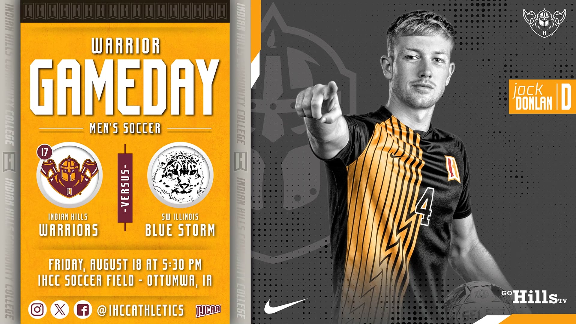 8-18-23 IHCC Men's Soccer vs Southwestern Illinois