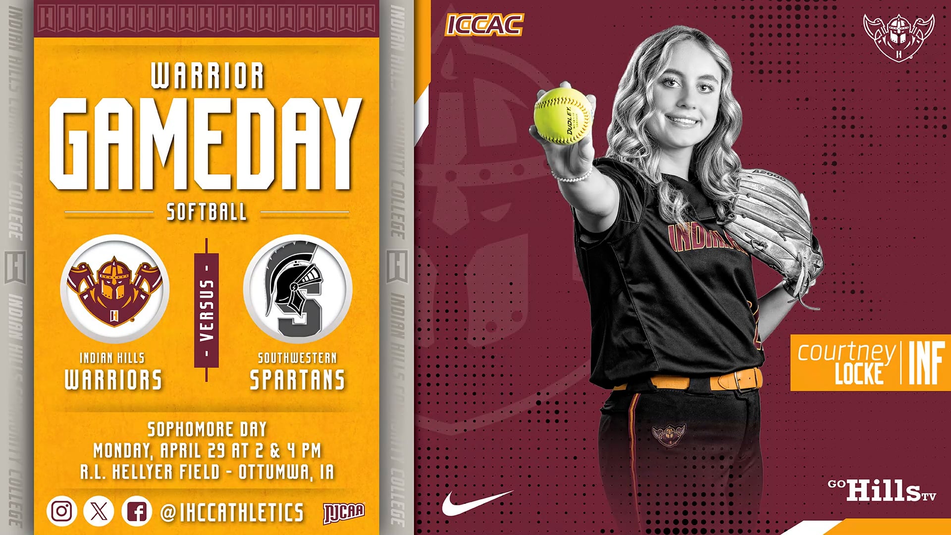 4-29-24 IHCC Softball vs Southwestern Game 2