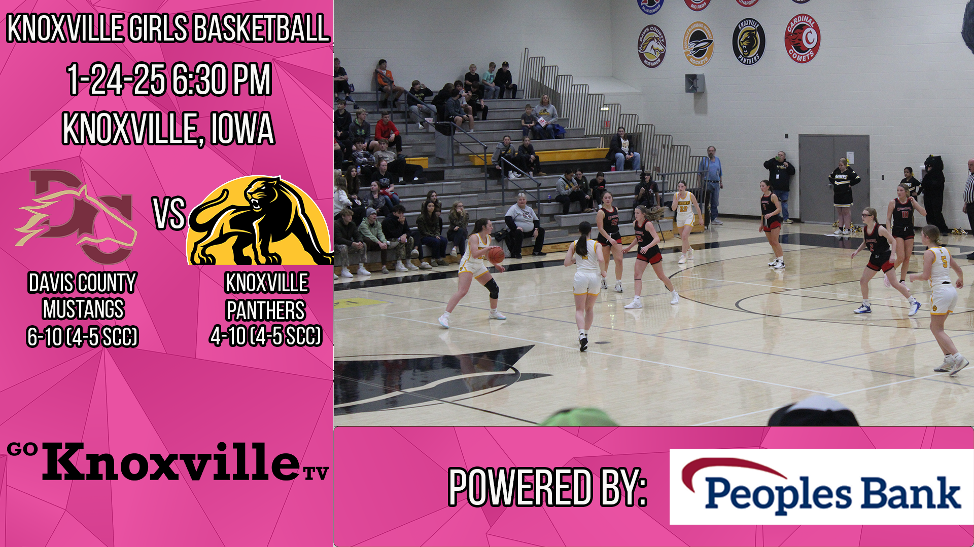Knoxville Girls Basketball vs Davis County 1-24-25