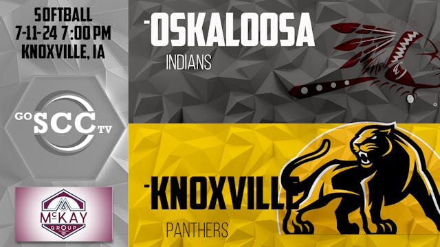 Knoxville Softball vs Oskaloosa 7-11-...