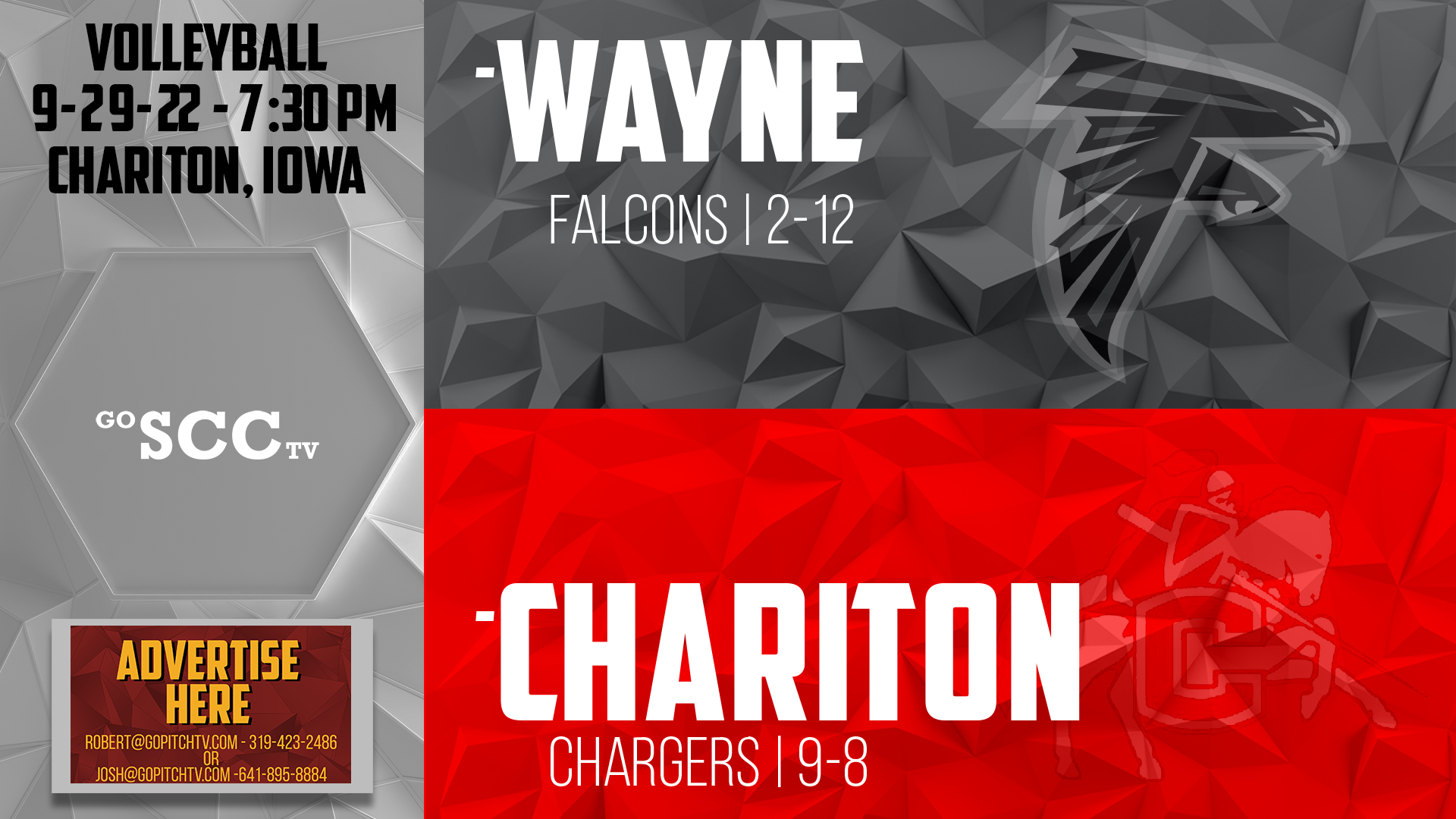 Chariton Volleyball vs Wayne 9-29-22