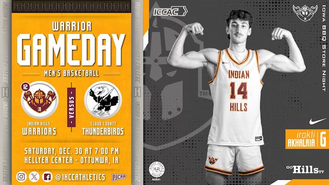 12-30-23 IHCC Men's Basketball vs Clo...