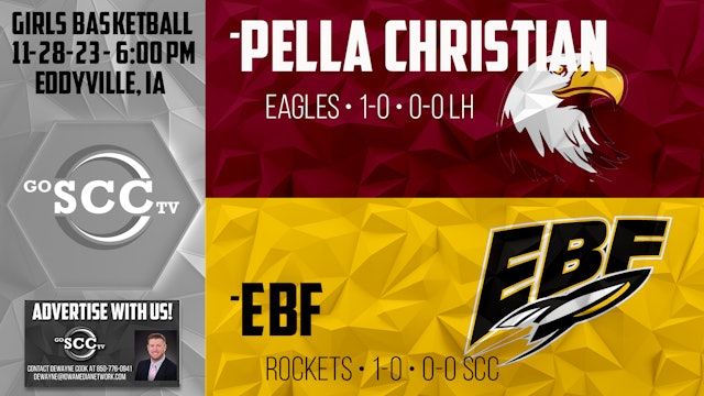 EBF Girls Basketball vs Pella Christian 11-28-23