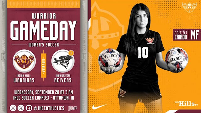 9-20-23 IHCC Women's Soccer vs Iowa W...