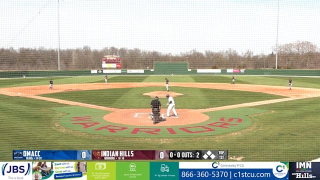4-12-25 IHCC Baseball vs DMACC Game 2