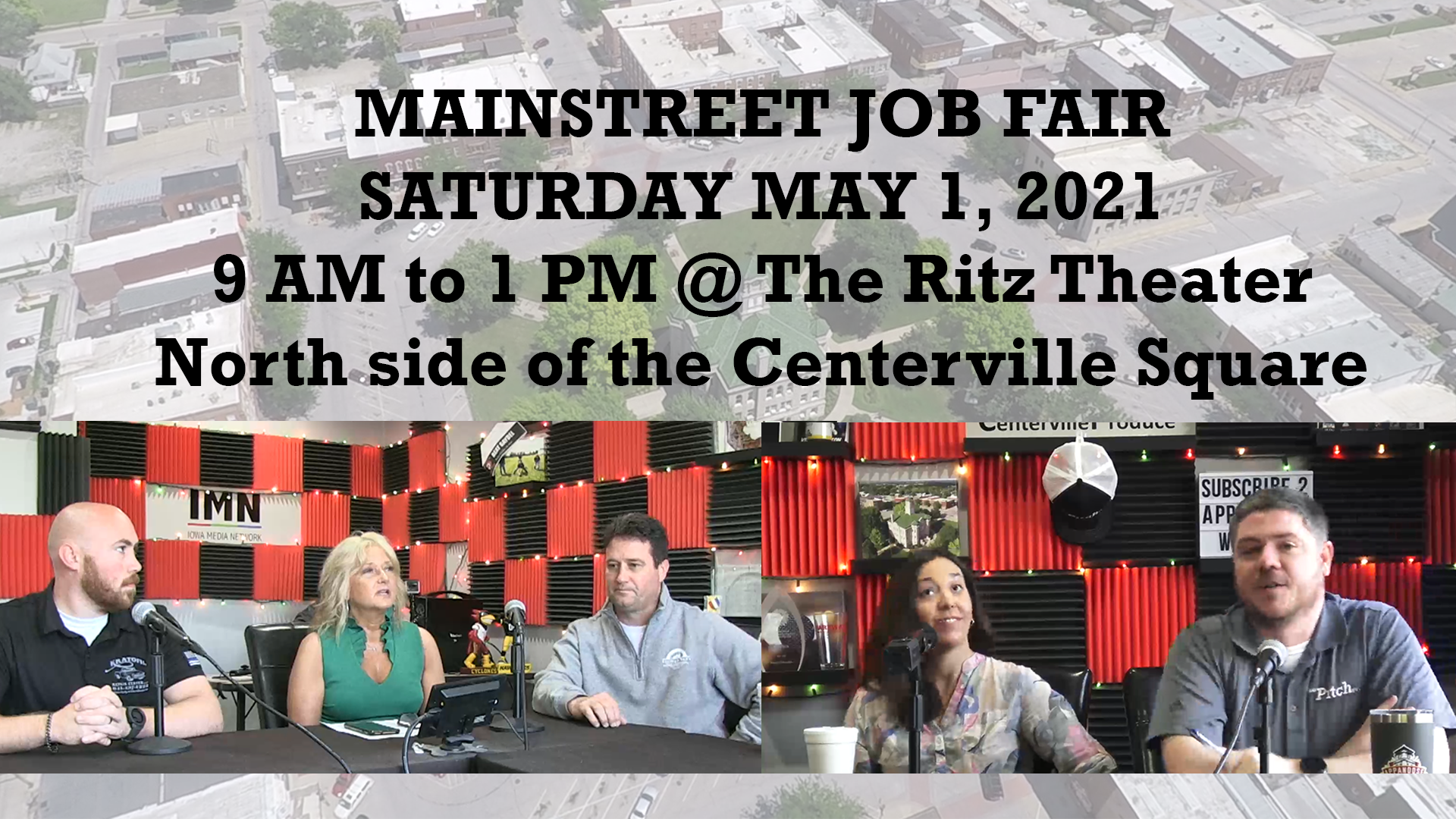 MAINSTREET JOB FAIR SATURDAY MAY 1, 2021 9 AM to 1 PM