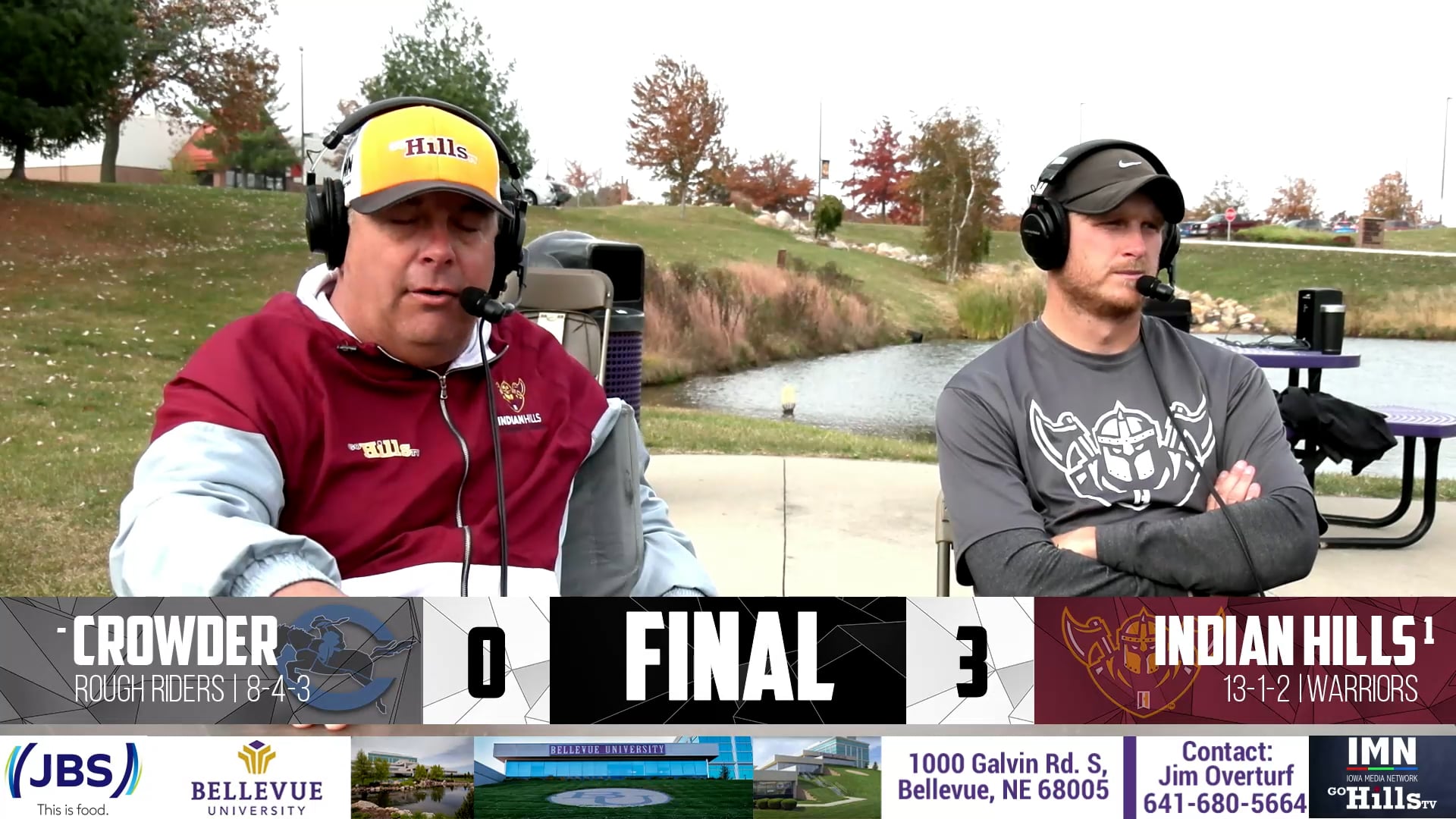 10-28-24 IHCC Men's Soccer vs Crowder Post Match Interview