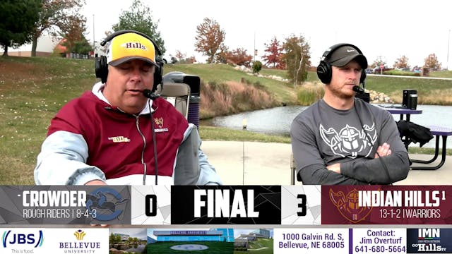 10-28-24 IHCC Men's Soccer vs Crowder...
