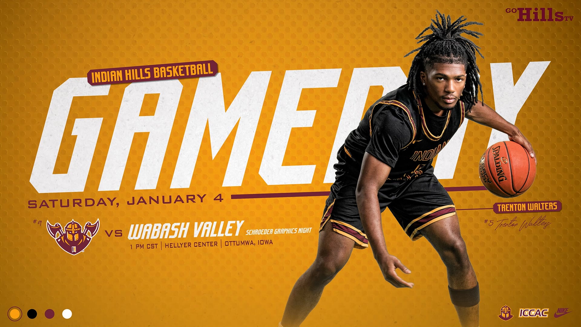 1-4-25 IHCC Men's Basketball vs Wabash Valley