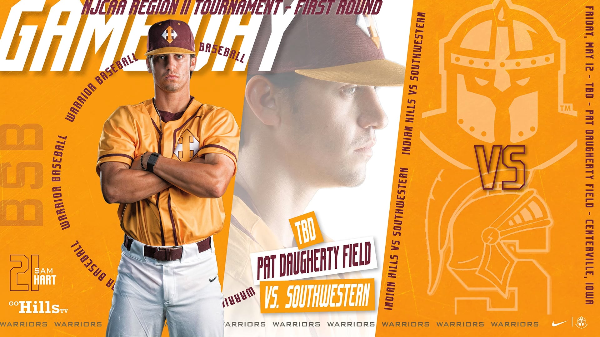 Region XI Baseball Tournament 5-12-23 #2 Indian Hills vs. #3 Southwestern