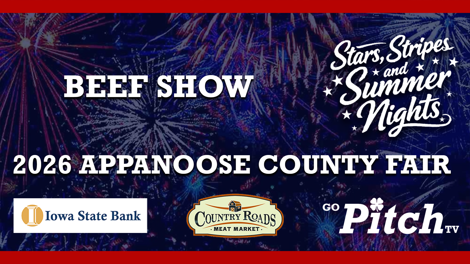 Beef Show - Appanoose County Fair - 7-22-26