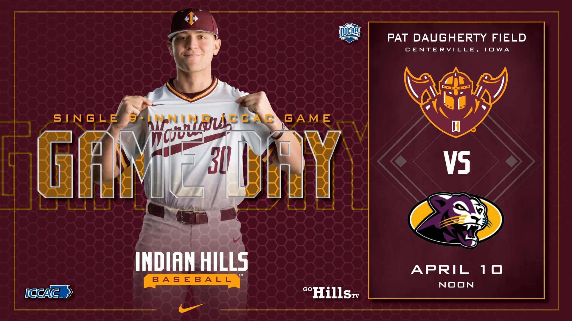 4-10-22 IHCC Baseball vs Ellsworth Game 3