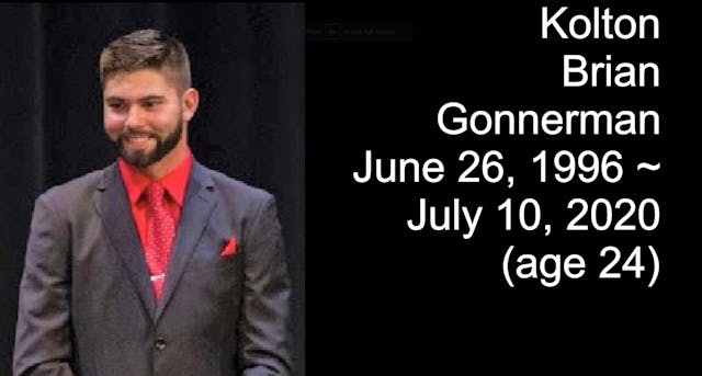 Kolton Brian Gonnerman - 6-26-96 - 7-...