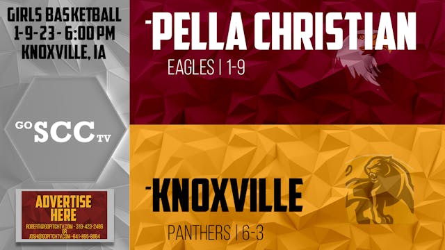Knoxville Girls Basketball vs Pella C...