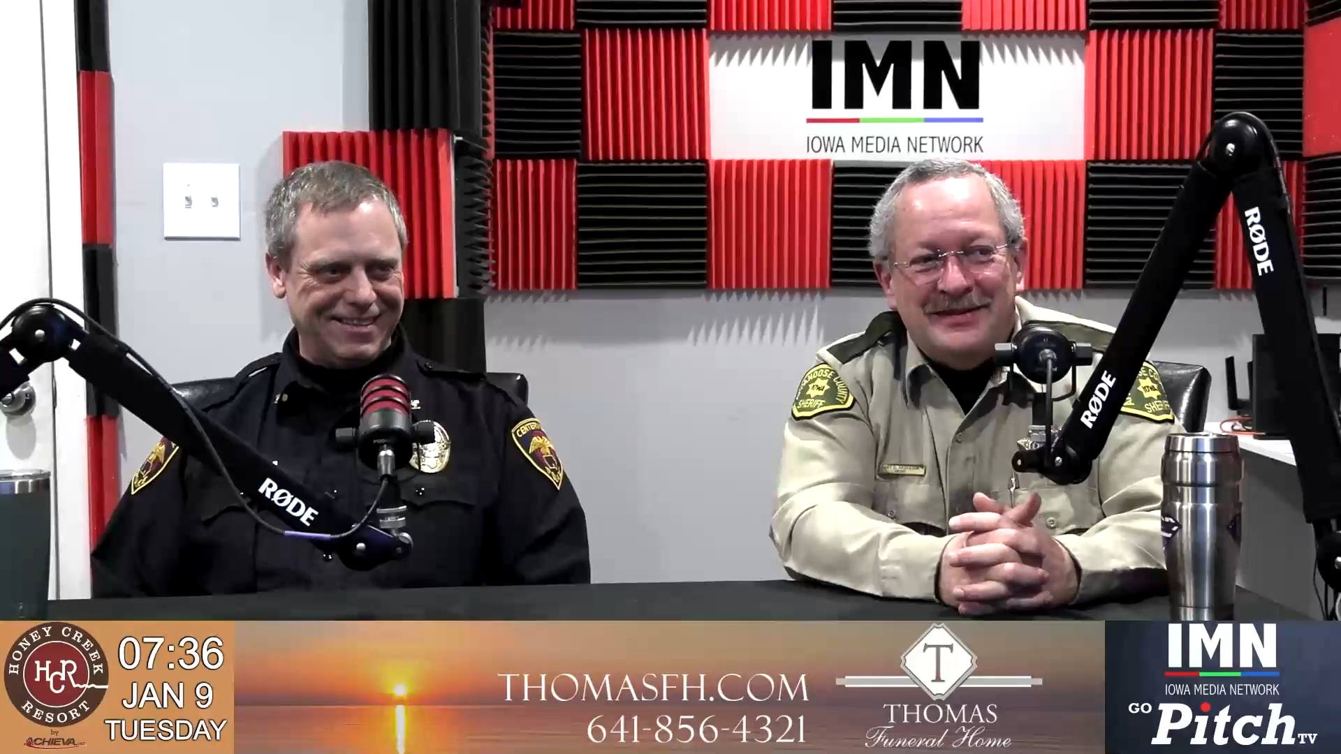Chief Demry and Sheriff Anderson on Law Enforcement Appreciation Day and Snow