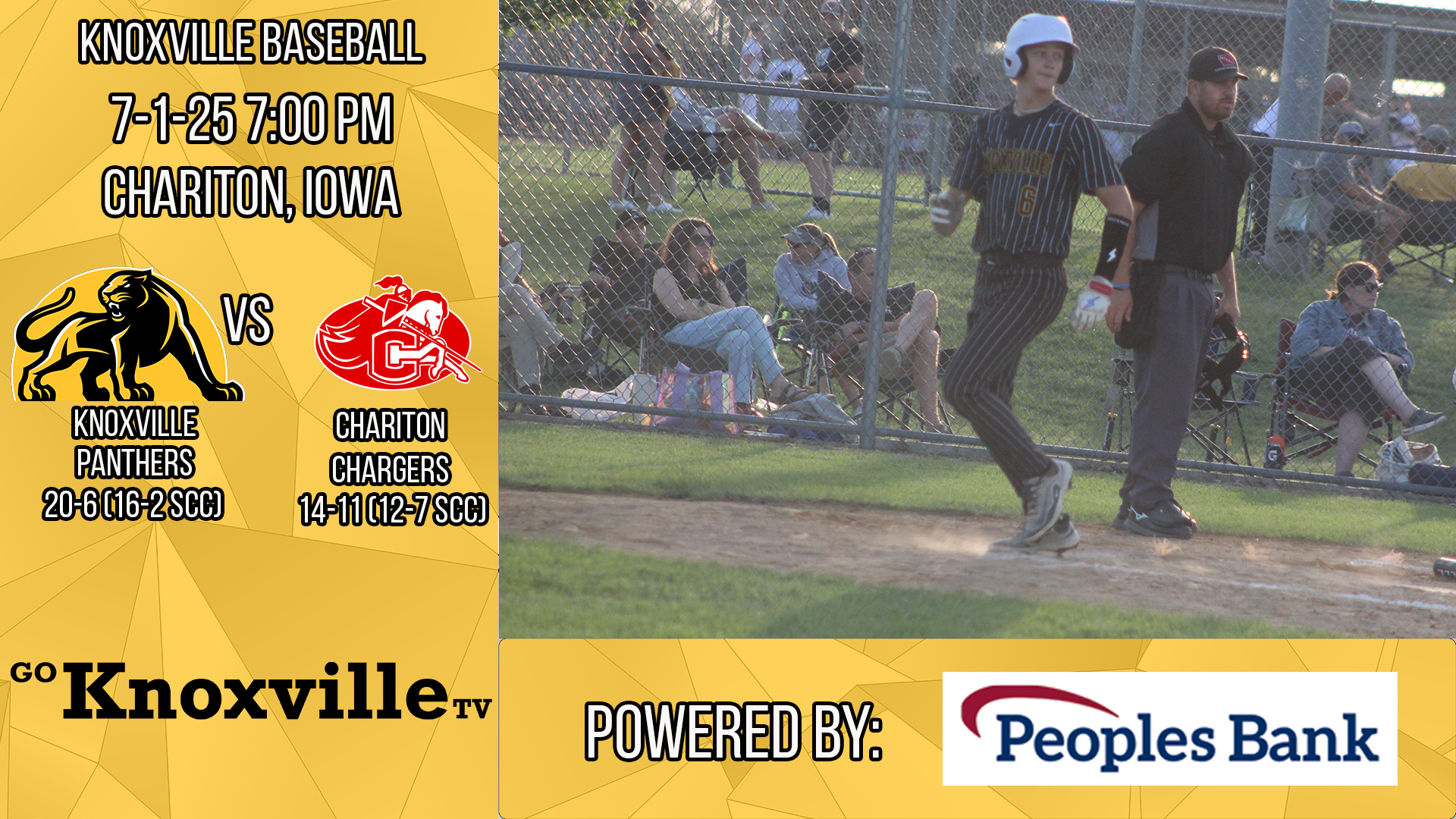 Knoxville at Chariton Baseball 7-1-26