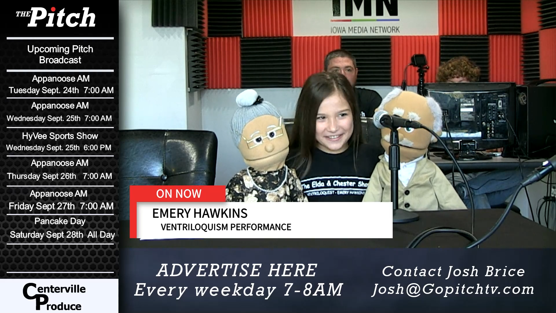 Emery Hawkins, Ventriloquist and State Fair Champion