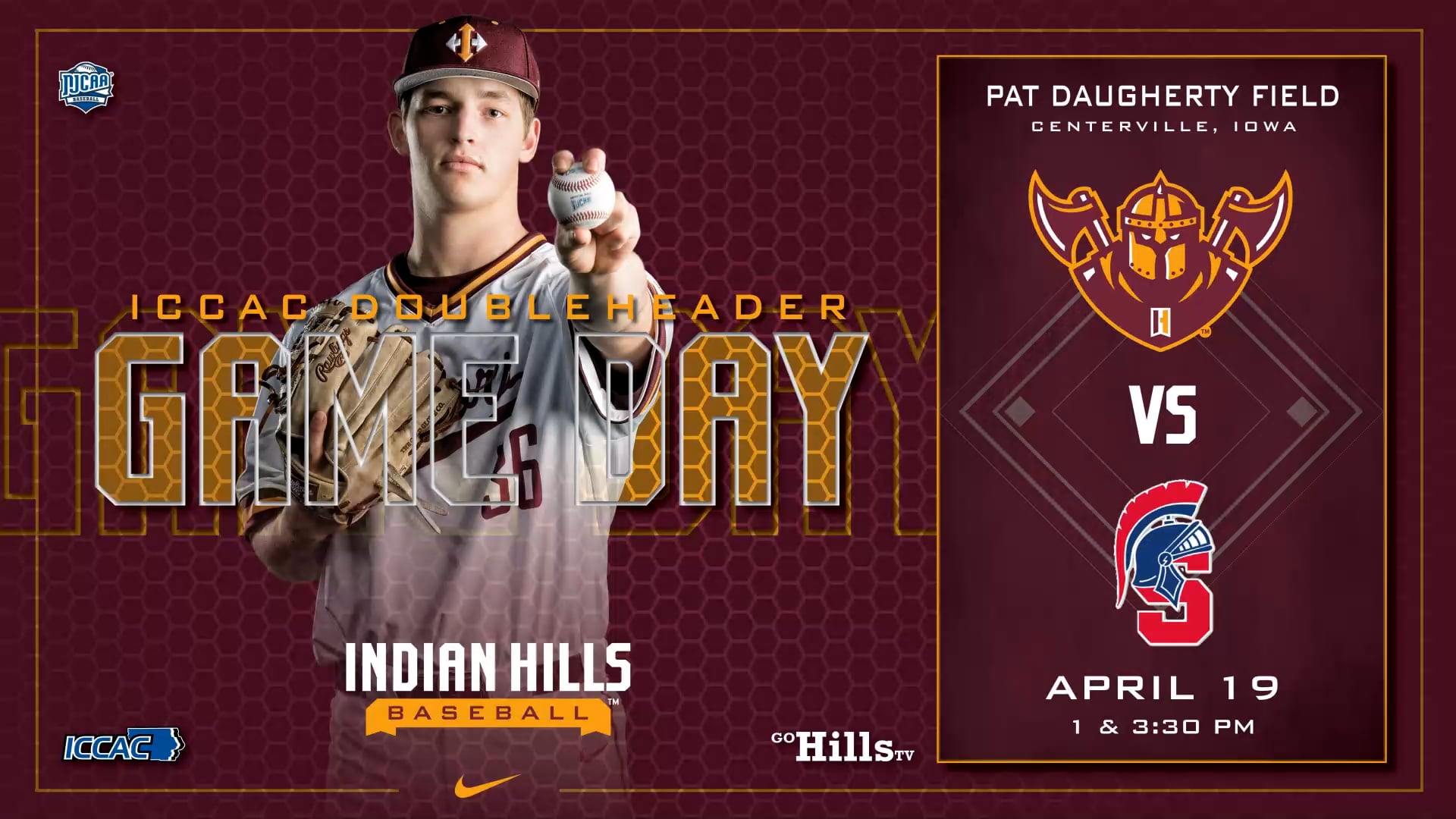 4-19-22 IHCC Baseball vs Southwestern Game 2