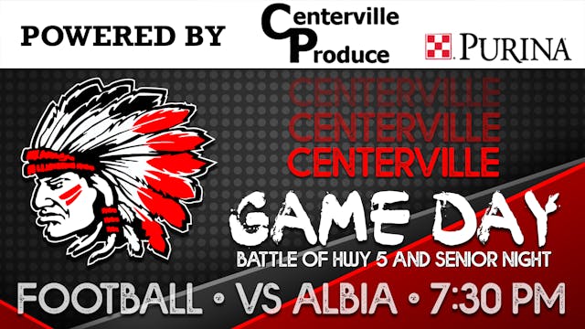 Centerville Football vs Albia 9-18-20