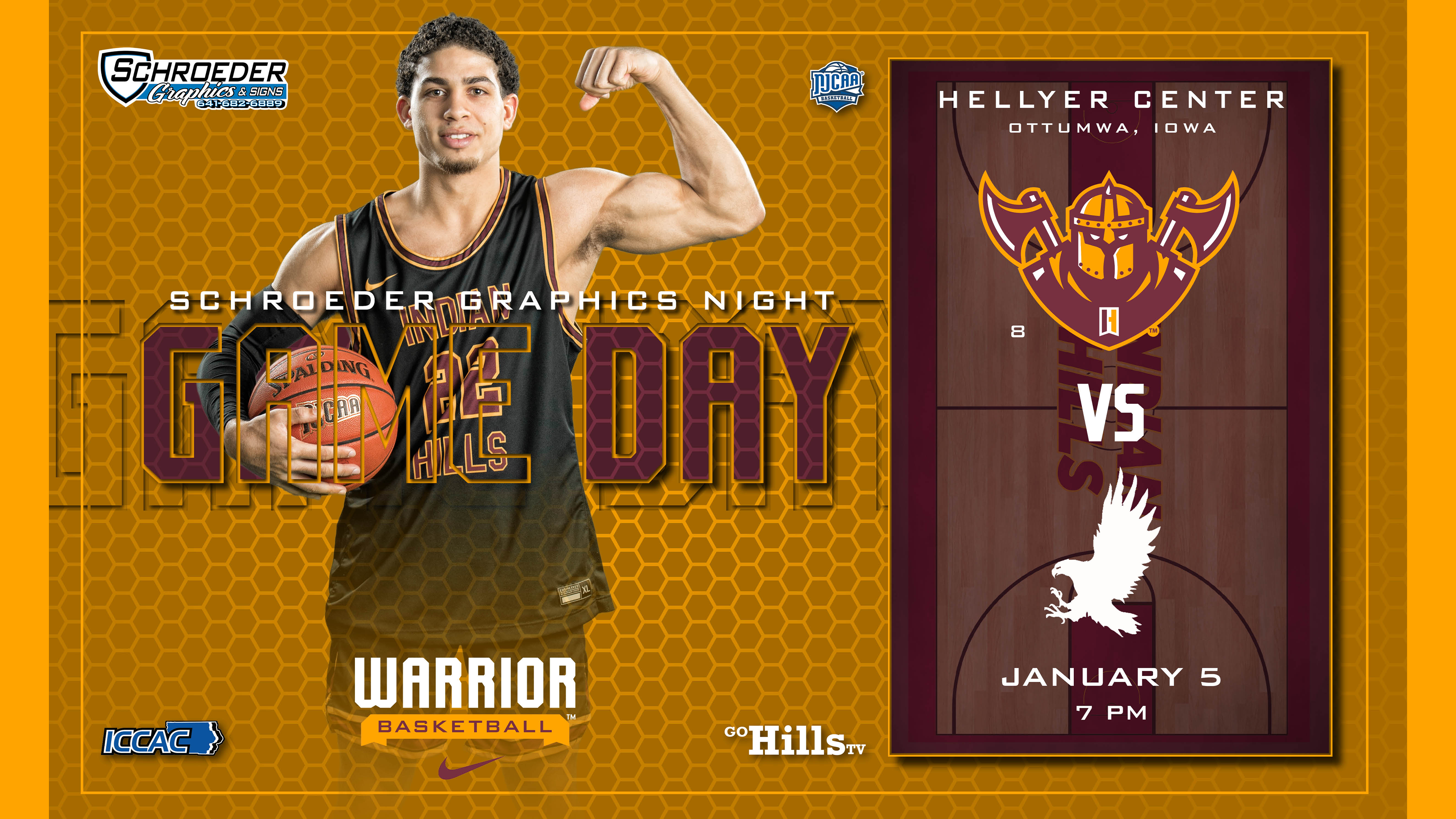 1-5-22 IHCC Men's Basketball vs Kirkwood