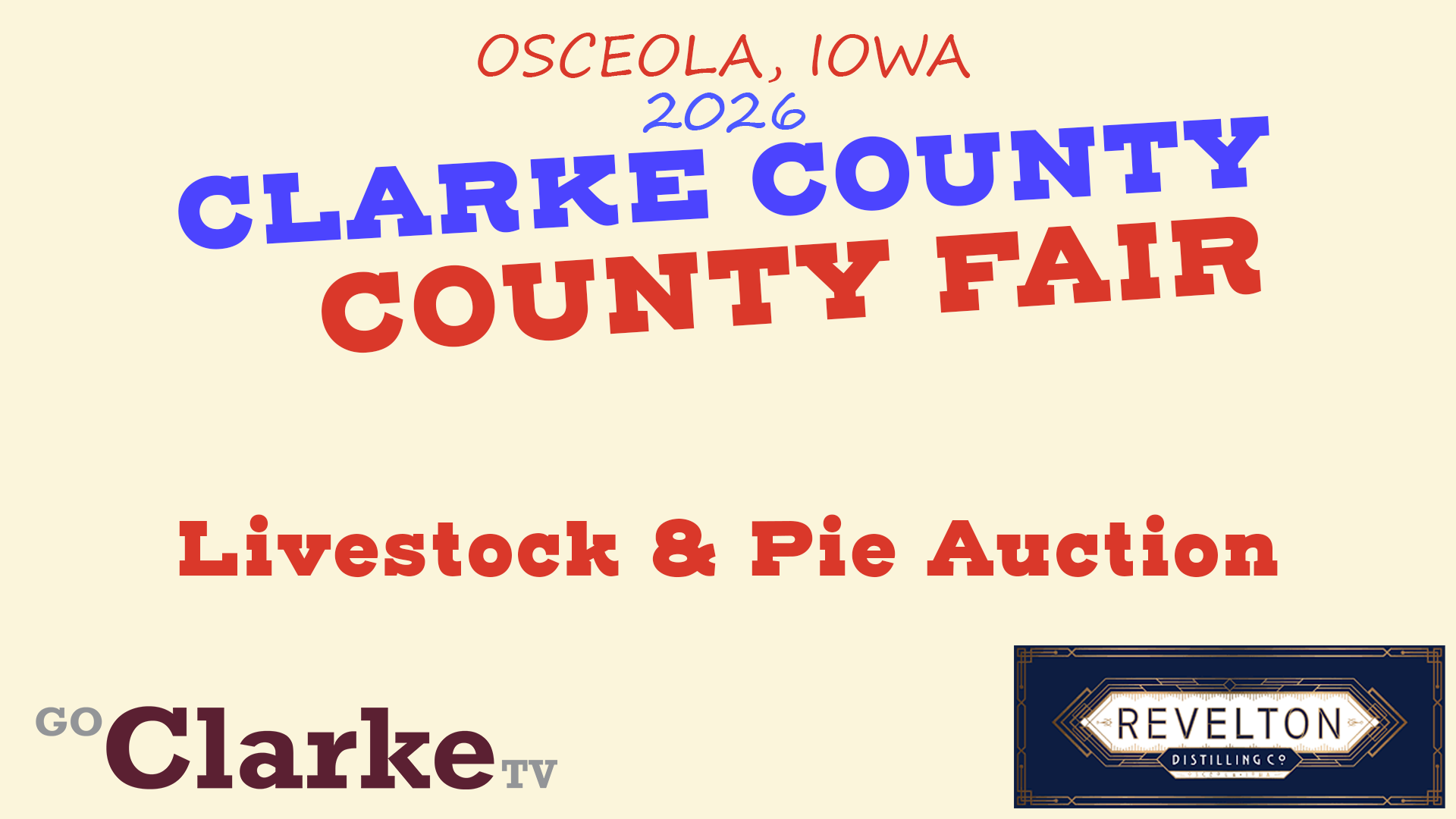 Clarke County Fair - Livestock and Pie Auction - 7-19-26