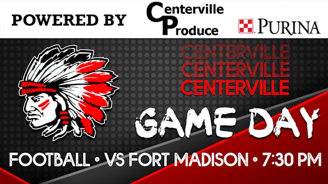 Centerville Football vs Ft. Madison 9...