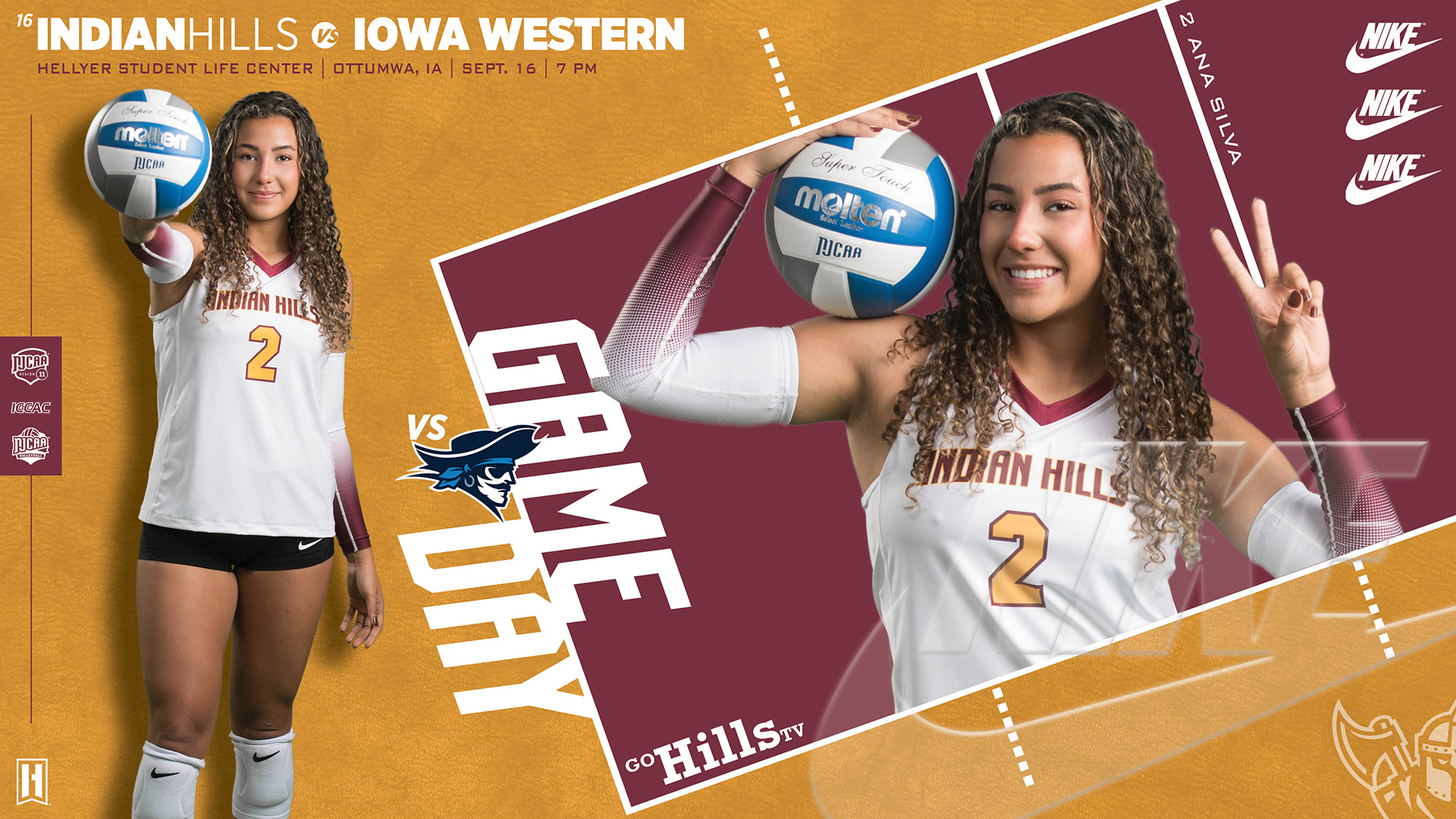 IHCC Volleyball vs Iowa Western 9-16-25