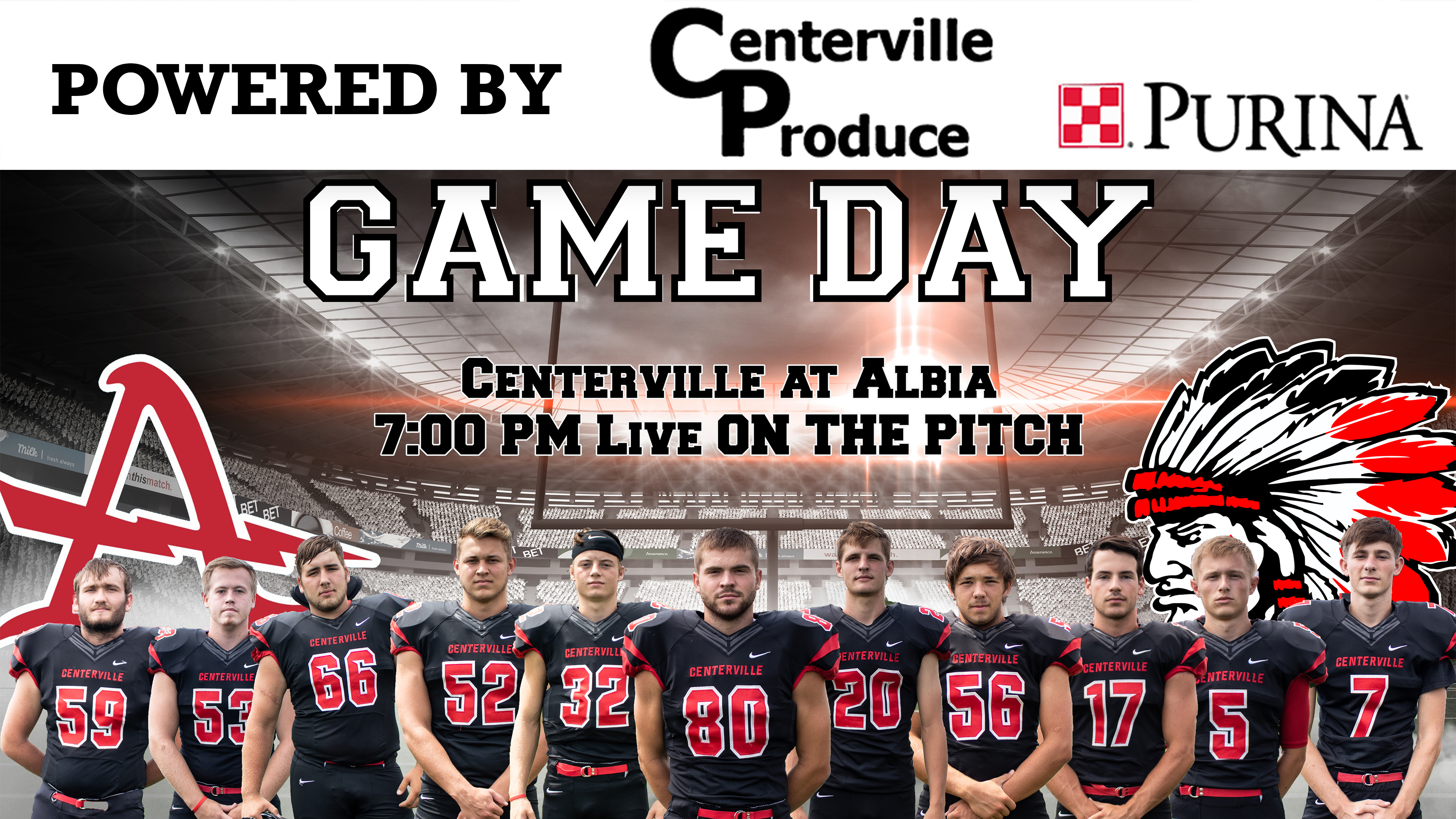 Centerville Football vs Albia 8-30-19