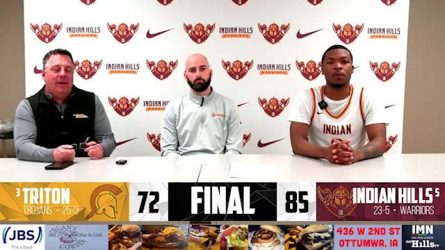 3-1-25 IHCC Men's Basketball vs Trito...